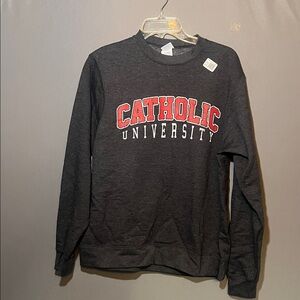 Port and Company Charcoal Crewneck Sweater